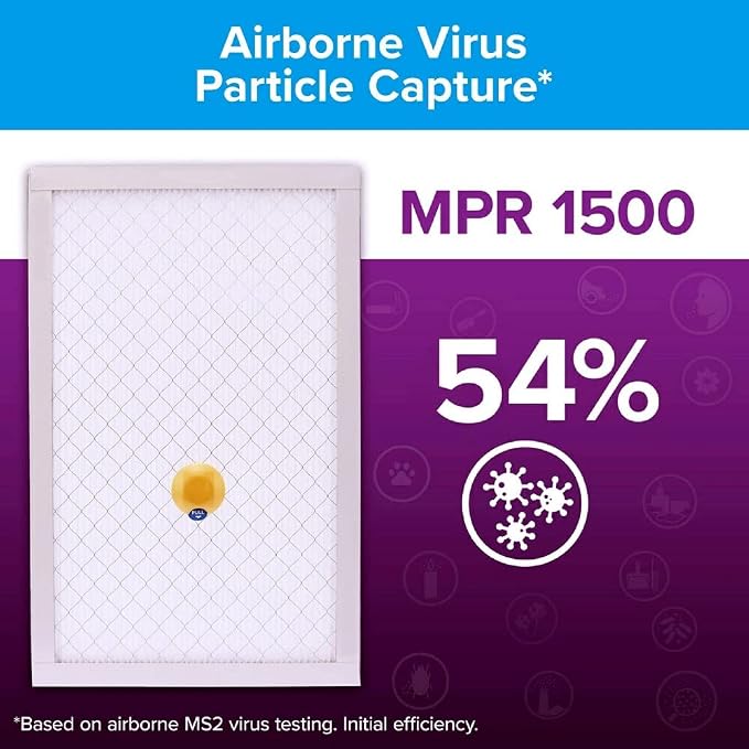 Filtrete 14x14x1 AC Furnace SMART Air Filter, MERV 12, MPR 1500, Track Filter - Image 8