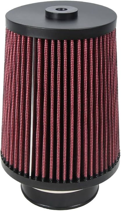 2.75 Inch 70 mm High-Flow Air Filter, Reusable Cone Cold Air Intake, High by Kyostar