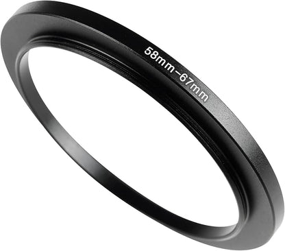 58-67mm Metal Step-Up/Down Ring Adapter Compatible by Unknown