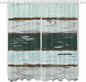 Blue Teal Living Room Curtains 96 Inch Length, Window Curtains Tab Top by Unknown
