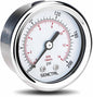 SENCTRL 0-200 psi Pressure Gauge, 1/8 NPT Back Mount, Waterproof, Stainless by senctrl