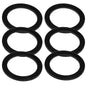 6PCS Sealing Ring for Kitchen Sink Filter, Flat Rubber Gasket for Drain Pipe by Unknown
