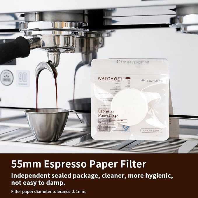 watchget 55mm Espresso Paper Filters - Image 6