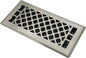 Floor Register AC Vents Brushed Nickel Color 4x10 Inch Air Vents Floor Vents by JATOHOME