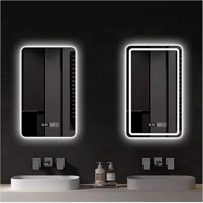 Bathroom Mirror with LED Lights, Backlit Illuminated Bathroom Mirror Wall by Unknown