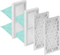 1 Micron Inner Filter and 5-Micron Outer Air Filter Replacement Compatible by Cooyafan