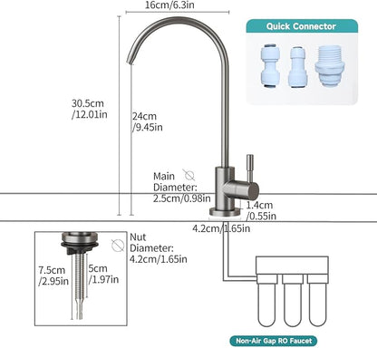 Kitchen Sink Faucet with Pull - Image 2