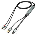 Adoreen Unidirectional 2 RCA Input to SPDIF/Toslink Output Optical Adapter Cable 6 Ft, Analog to Digital Audio Converter, 48Khz/96Khz for Turntable CD DVD to Soundbar TV Home Theater System