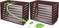 Aluminum Air Conditioner Fence Set of 2, Louvered Outdoor AC Unit Cover by Unknown