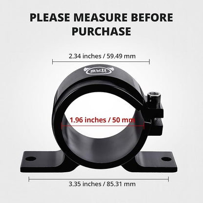 EVIL ENERGY 50MM Fuel Filter Mounting Bracket, Fuel Pump Clamp Holder 2PCS - Image 4