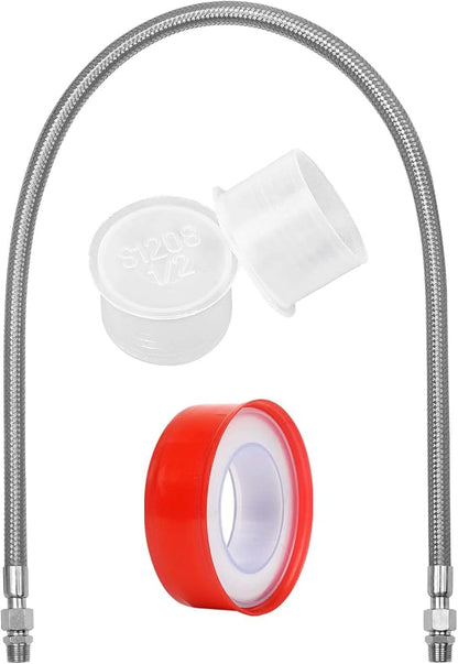 48 Inch 1/2 Inch Industrial Grade Compressor Jumper hose Kit, Air Hose by Unknown