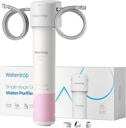 Waterdrop BFU1 Water Filter for Bathroom for Face Care, Soft Water, by Waterdrop