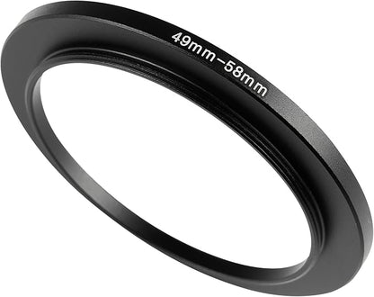 49-58mm Metal Step-Up Ring Adapter Compatible by Unknown