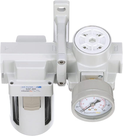 PneumaticPlus SAU420-N04G Compressed Air Filter Regulator Combo 1/2" NPT - Image 7