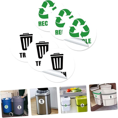 Bin Labels of Garbage Can Decals Material Reminding Stickers - Image 7