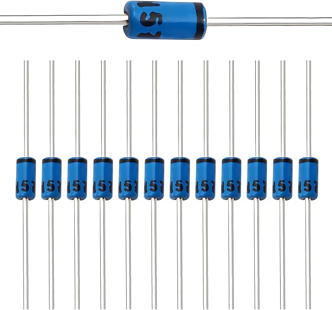 Chanzon 50 Pcs 1N5711 Schottky Barrier Rectifier Diodes 15mA 70V DO-35 Axial by Chanzon