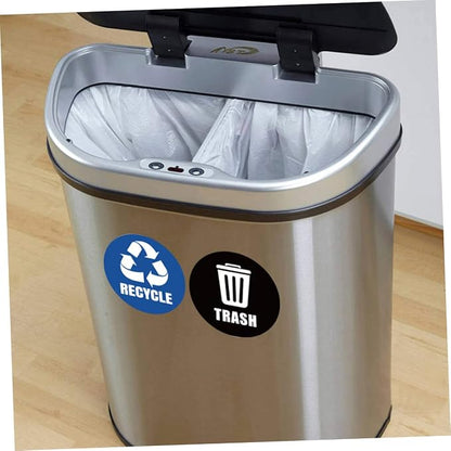 TEHAUX Self-Adhesive Garbage Sorting Stickers Waste Bin Decals - Image 9