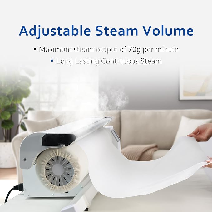 Rotary Roller Steam Press Iron, Hotel Linen Ironing Machine With Continuous Steam. For Bed Sheet,Pillowslip,Napkin,Tablecloth And Almost Any Flat Appropriately Sized Textile[Machine with stand]