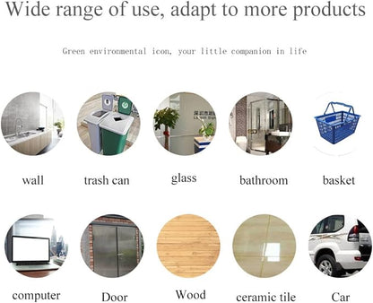 BESTOYARD 6-Pack Adhesive Garbage Classification Decals Waterproof Waste - Image 7