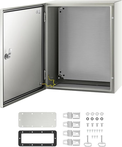 VEVOR NEMA Steel Enclosure, IP66 Waterproof & Dustproof, Outdoor/Indoor by VEVOR