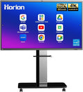 86 Inch 4K Smart Board - Google EDLA-Certified Interactive Whiteboard, 50-Point Touch, Wireless Casting - Digital Whiteboard for Classroom & Office & Home,300+ Free Apps (Board & Wall Mount Only)