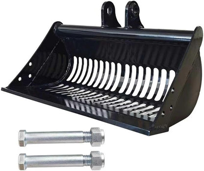 24-inch / 600-millimeter Screen Bucket, Excavator Accessory, Suitable by Unknown