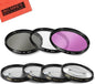 67mm Multi-Coated 7 Piece Filter Set Includes 3 PC Filter Kit and 4 PC Close Up by Big+Mike%27s
