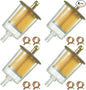 4PCS 5/16" Universal Fuel Filters by HayEastdor