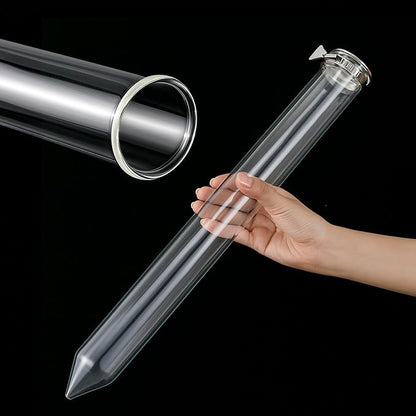 Chunful Glass Extractor Extraction Filter Tube 20" Long 50mm Diameter Thick and by Chunful