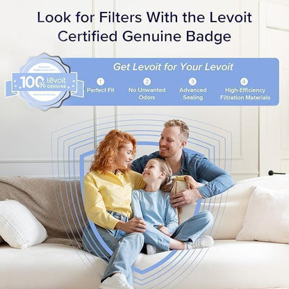 LEVOIT Vital 100S-P Replacement Filter, Genuine Air Purifier Filters, Supports - Image 8