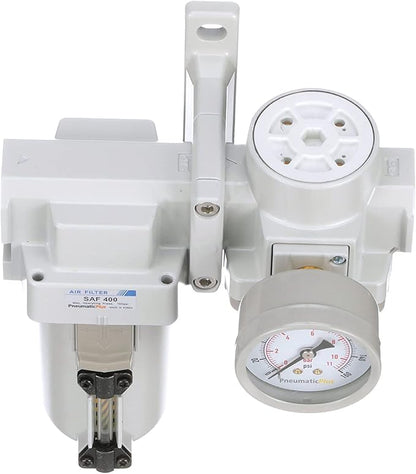 PneumaticPlus SAU420-N04G-MEP Compressed Air Filter Regulator Combo 1/2" NPT - Image 8