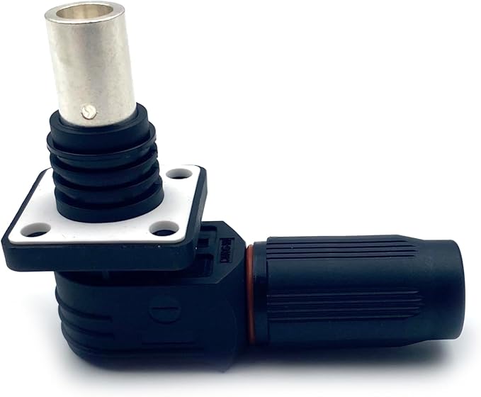 1 Set Battery Energy Storage Connector, 120A High Current Connectors Quick Plug Terminal Black Right Angle Plug and Socket IP67 Waterproof Power Adapter Crimping 25mm² Wiring (1000V)