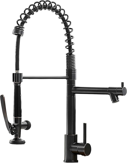 Fapully Commercial Pull Down Kitchen Sink Faucet by Fapully