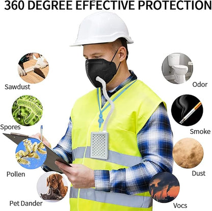 Electric Wearable Air Purifier Maskes, Air Supply, - Image 5