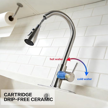 Kitchen Sink Faucet with Pull - Image 6