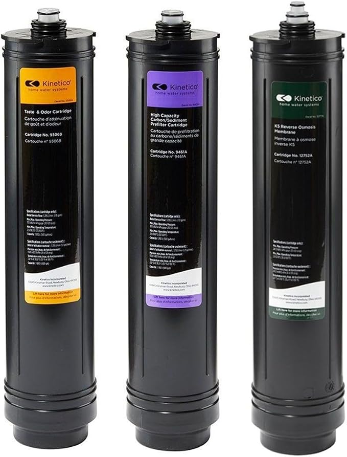 Set of 3 filters for K5 systems. by Unknown