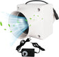 3 Inch Exhaust Inline Duct Fan 12V 7W Grow Tents Ventilation Exhaust Fan Low by Unknown