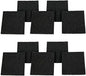 Eagles Square Compost Bin Filters, 4.7" x 4.7" x 0.4" Charcoal Filters by Eagles