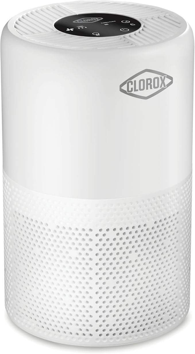 Clorox Turbo Air Purifiers for Home, True HEPA Filter, Quickly Cleans Medium by Clorox