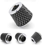 Universal Clamp-On Cold Intake Cone Air Filter 3", Washable Filter, High Flow by AotoKoop