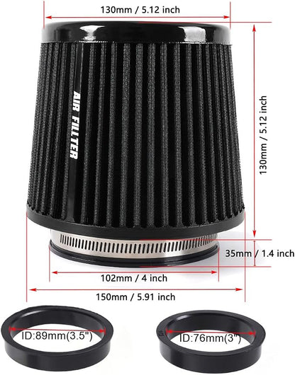 4-Inch Cold Air Intake Filter - Image 5