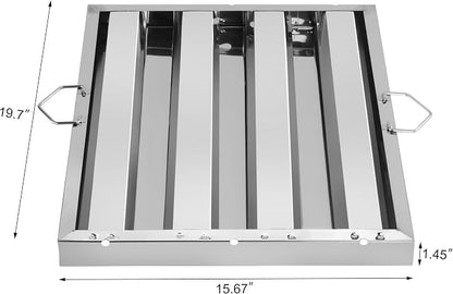 New Star Foodservice 54316 Stainless Steel Hood Filter - Image 2