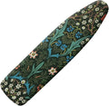 ZCFYGDX William Morris Ironing Board Cover Nylon Buckle Fastening Easy to Install Iron Decor Covers Standard with Elastic Edge Scorch Resistant Protective Covers for Iron Board 18x58 Vintage Print