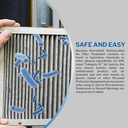 PermaSafe HVAC Solutions, Antimicrobial Air Filter Treatment, Odor Inhibitor - Image 5