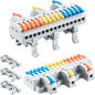 4pcs DIN Rail Terminal Blocks, DIY Splicing Wire Connectors by JANDECCN