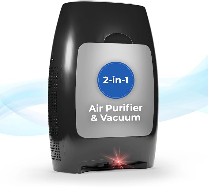 EyeVac Air 2-in-1 HEPA Air Purifier & Touchless Vacuum Automatic Dustpan by EYE-VAC