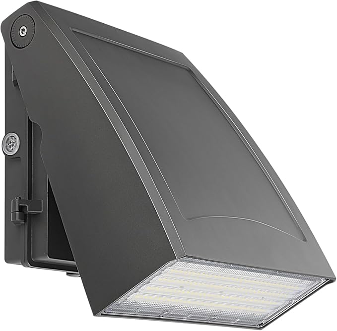 kadision 100W LED Wall Pack Light with Dusk-to-Dawn Photocell, 0-90° Adjustable Full Cutoff Outdoor Wall Light for House Yard Garage, 13000lm 5000K Daylight 100-277V ETL Listed