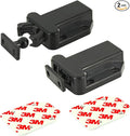 Cabinet latches,Push Latch, Rebound self-Locking Device, with Automatic pop-up Function Cabinet Lock, Prevent The Door from Sliding, Convenient and Practical, Easy to Install. (2 Pack)