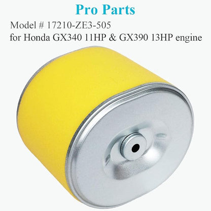 HOODELL 3 Pack Air Filter Fit for Honda GX390 13HP GX340 11HP Engine Pressure - Image 2