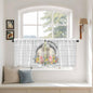 Easter Bunny Kitchen Tier Curtains 24 Inch Long 2 Panel Set, Rod Pocket Cafe by Unknown